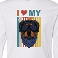 thumbnail image 4 of Inktastic I Love My Rottweiler Dog Long Sleeve Youth T-Shirt, 4 of 5