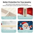 thumbnail image 3 of Santa Claus Travel Portable Square Earring Organizer with Decorative Box – Travel Organizer, Necklace Holder – for Girls and Women, 3 of 6