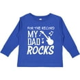 thumbnail image 3 of Inktastic For the Record, My Dad Rocks Boys or Girls Long Sleeve Toddler T-Shirt, 3 of 5