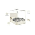 thumbnail image 2 of Porter White Velvet Queen Bed-Color:White Velvet,Style:Contemporary, 2 of 3