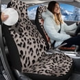 thumbnail image 2 of Uorisanigo Seat Covers for Cars Trucks SUV Front Seats, Soft Comfy Gray Leopard Print Vehicle Seat Protection Covers 2 PCS , Car Interior Accessories, Universal Fit & Breathable, 2 of 7