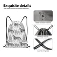 thumbnail image 3 of Yiaed German Shepherd Dog Print Drawstring Bags Drawstring Backpack Bulk String Back Pack Gym Sport Bag-Small, 3 of 5