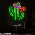 thumbnail image 3 of Glowneon Mexican Cactus Neon Led, Desert Cactus For Mexican Home Deco, 3 of 5
