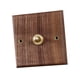 thumbnail image 5 of Placa de interruptor de luz de madera para decoración de pared, práctica y fácil de instalar. Palanca única, 5 of 9