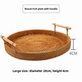 thumbnail image 4 of Wholesale Vietnamese Rattan 3-Piece Round Storage Set with Upgraded Handles - Japanese Style Fruit/Bread Basket, Living Room Organizer, Durable Rustic Home Decor, 4 of 5