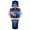 Blue, variant on Fashion Leather Strap Watch – Sparkling Dial, Glow Feature & Quartz Accuracy