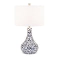 thumbnail image 1 of IMAX 70001 Lily Mosaic Table Lamp, White, 1 of 1