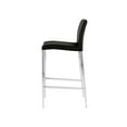 thumbnail image 3 of Tabouret de Comptoir Moderne Delta en Similicuir et Chrome - Qualité Commerciale, 3 of 5