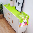 thumbnail image 4 of Easter Cartoon Egg Bunny Flower Table Runner Country Decor Tableclothss for Dining Table Decoration Table Cover, 4 of 5