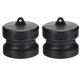 thumbnail image 1 of Accesorios de cierre de camara de polietileno Uxcell, 2" Parte DP Tapón de polvo Accesorios de manguera de cierre de camara de polipropileno, Negro 2 Pcs, 1 of 5