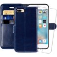 thumbnail image 1 of iPhone 8 Plus Wallet Case/iPhone 7 Plus Wallet Case,5.5-inch, [Gl Screen Protector Included] Flip Folio, 1 of 5