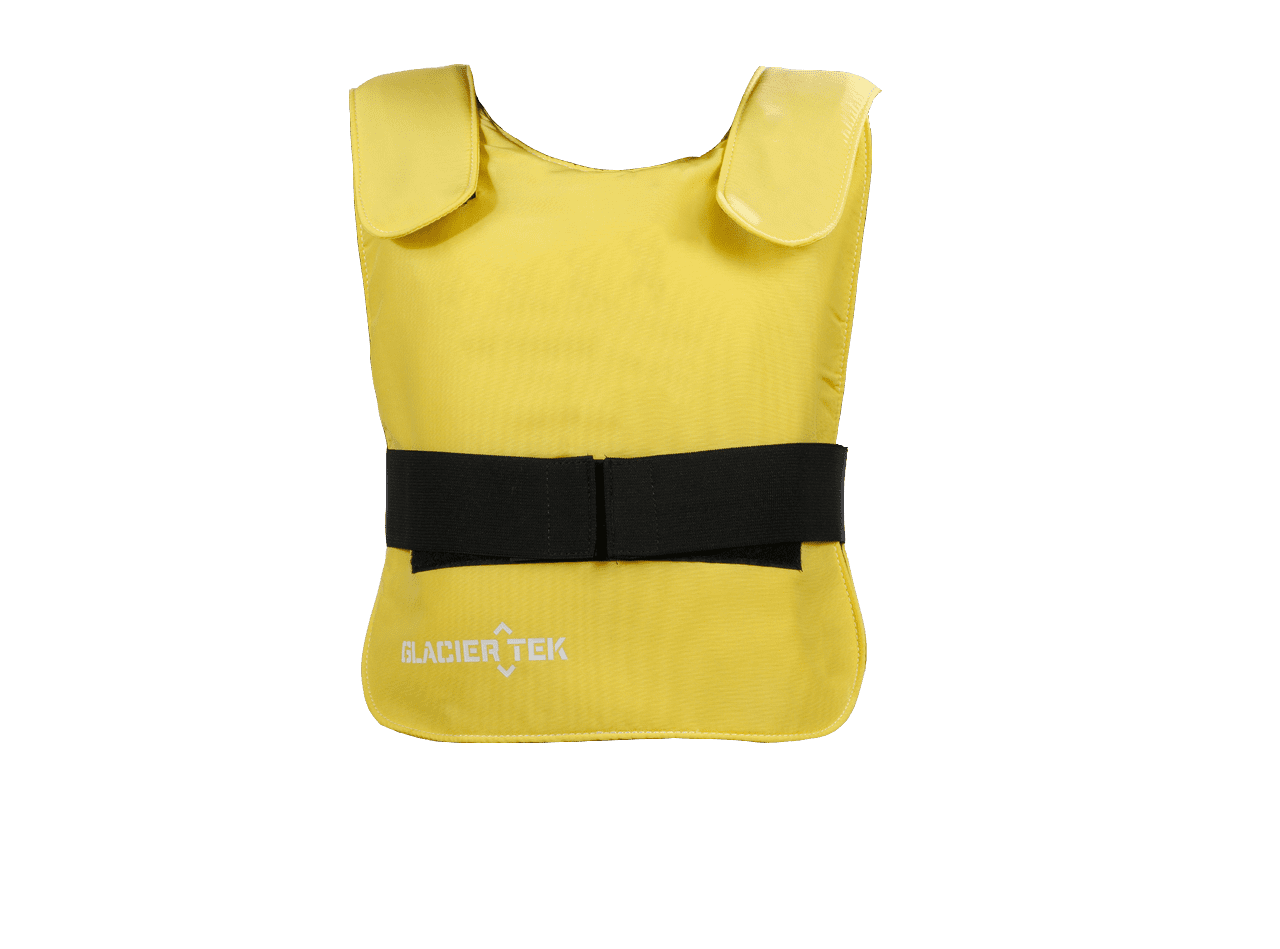 Children's Cooling Vest with Set of 4 Cool Packs - Maintains 59 Degrees for up to 2.5 Hours