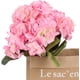thumbnail image 3 of Flores artificiales de hortensias de seda para ramo de flores, centro de mesa para boda, decoración de fiesta (rosa), 2 uds., 3 of 5