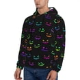 thumbnail image 2 of Hoodies for Men - halloween background elements Long Sleeve Comfrt Men'S Fashion Hoodies & Sweatshirts, Sweatshirts for Men Hoodies Pullover Clothing Clothes with Pouch, 2 of 7