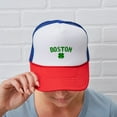 thumbnail image 6 of CafePress - Boston Irish - Adjustable Unisex Printed Trucker Hat with Mesh Back, 6 of 10