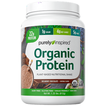 Purely Inspired   Protein Powder, Decadent Chocolate, 22g Protein, 1.5lb