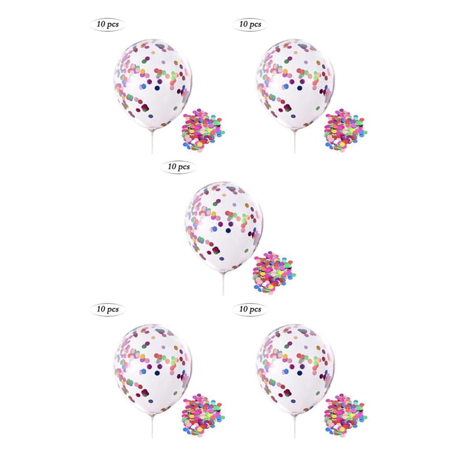 Moyic TureClos, 10 Uds., globo de lentejuelas de látex para fiestas, globo de látex decorativo para vacaciones, decoración de boda para el Type5 NO5