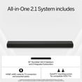 thumbnail image 6 of Restored VIZIO All-in-One 2.1 ch Soundbar with Dolby Atmos and DTS:X in Black, HDMI eARC, Wall Mountable - SV210D-0806 [Refurbished], 6 of 15