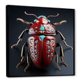 thumbnail image 2 of Designart "The Enigmatic Lullaby Of A Mysterious Beetle" Insects & Bugs Floater Framed Wall Art Prints, 2 of 5