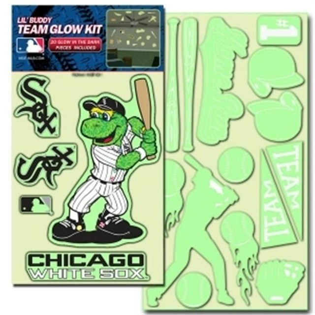 Chicago White Sox Décalcomanie Lil Buddy Kit Phosphorescent