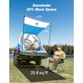 thumbnail image 5 of JOYTUTUS Inflatable Truck Bed Tent 5.5-6.5FT with Awning, Includes Air Pump, for 2 Person with Waterproof Roof Shade, 5 of 9