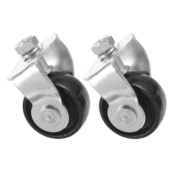 Worgeous 2pcs Replacement Racing Jack Caster Wheels For 2 Ton Floor Jacks Heavy Duty Steel Wheels Trolley Trailer Floor Jack Replacement Parts