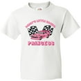 thumbnail image 3 of Inktastic Daddy's Racing Princess Pink Race Car Youth T-Shirt, 3 of 5