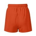 thumbnail image 6 of LNZGNM Women's Sweat Shorts Comfy Lounge Running Shorts Gym Summer Casual High Waisted Athletic Shorts with Pockets,Orange S, 6 of 6