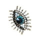 thumbnail image 5 of Broche de ojo de Yuyangstore accesorio de joyería decoración de disfraz ligero de lujo Negro, 5 of 8