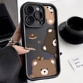 thumbnail image 5 of Funda de teléfono con dibujo de oso para iPhone, carcasa suave de silicona de caramelo para modelos 12, 11, 13, 14, 15 Pro Max, XR, XS, X, 7, 8, 15 Plus, SE SE3, 5 of 5