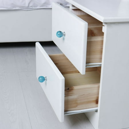 Crystal Knobs Drawer Pull Handle Cupboard Wardrobe Dresser Blue