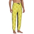 thumbnail image 4 of Kdxio Gold Pineapple Pattern Joggers,Sweatpants for Men with Pockets-Medium, 4 of 5