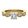 thumbnail image 4 of Enthralling Infinity Style Round Brilliant Diamond Ring 14K Gold 0.62 CT TW, 4 of 5