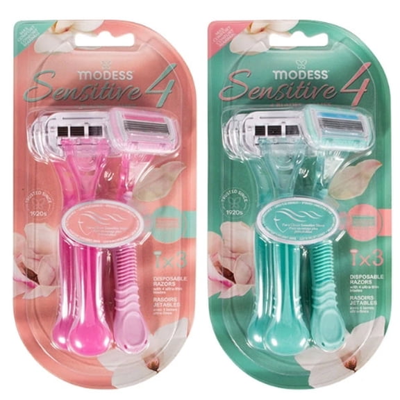 Hot Modess Razor Triple Blade 4PK