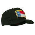 thumbnail image 5 of Eastern State North Carolina Embroidered Patch Cap - Black OSFM, 5 of 5