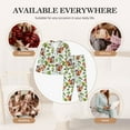 thumbnail image 7 of Daiia Mosaic Forest Squirrel for Women's Long-Sleeved Pajama Set – Soft & Comfortable Sleepwear Button-Up Pajamas Cozy Lounge Wear-, 7 of 7