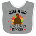 thumbnail image 3 of Inktastic Thanksgiving Funny Kids Turkey Boys or Girls Baby Bib, 3 of 4