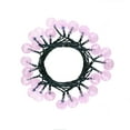 thumbnail image 3 of Perfect Holiday 30 LED Solar String Lights,Waterproof with Bubble Design Bulbs for Outdoor Home decor, Christmas, Parties, Garden - Pink, 3 of 10