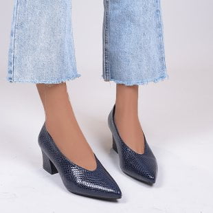 2022 nuevos y cómodos zapatos de noche Retro de diseñador con patrón de pescado, zapatos de mujer a la moda con punta en pico, tacones altos Sexy38 Gao Jinjia LED