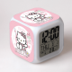 thumbnail image 1 of HANNTAOO Reloj despertador LED con diseño de Sanrio, reloj de mesa creativo, reloj digital electrónico brillante y colorido para adultos, niñas y niños, juguete para regalo de cumpleaños HTNL#239, 1 of 7
