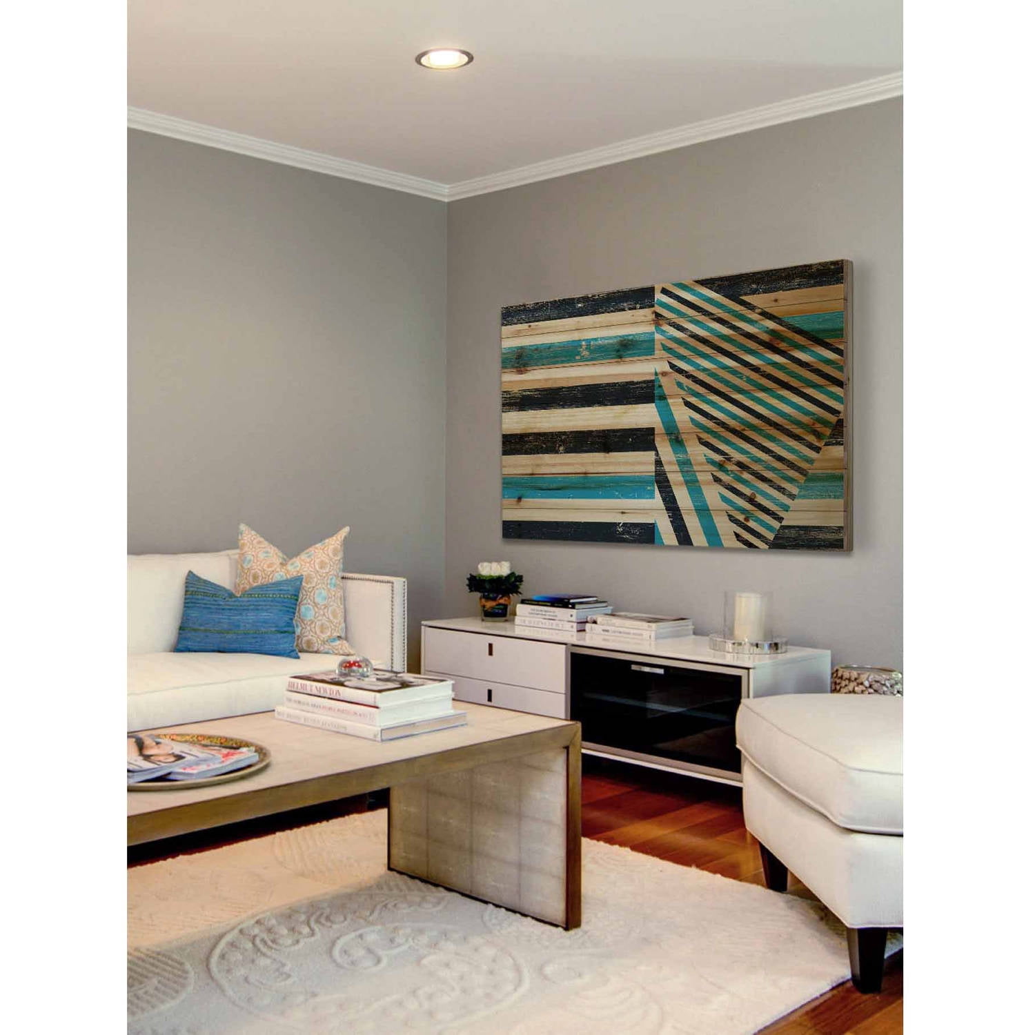 Marmont Hill - "Breaking Out" Painting Art Print on Natural Pine Wood