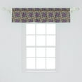 thumbnail image 2 of Ambesonne Abstract Window Valance, Vortex Visual Design Art, 54" X 12", Pale Eggplant and Multicolor, 2 of 3
