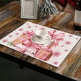thumbnail image 5 of Costeam Christmas Placemats, Heat Insulation Table Mats for Dinner, Washable Kitchen Table Mats, Santa Pattern Restaurant Decoration for Holiday Home Party, 5 of 6