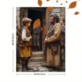 thumbnail image 3 of Qisvanset 12x16 Inch With Frame 2D Flat Wall Art Boy Jesus At Temple Modern Family Religious Wall Art, 3 of 8