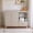 Pink, variant on White Changing Table Dresser, 5-Drawer Baby Dresser with Removable Changing Topper