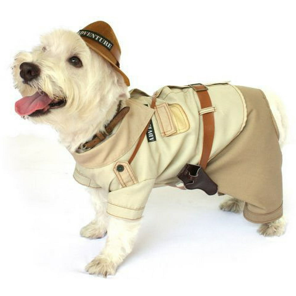 Dog Costume INDIANA BONES COSTUMES Jones Adventure Dogs Clothes(Size 3