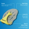 thumbnail image 4 of Sporti Polypropylene Swim Paddles, Adjustable Silicone Straps, Enhance Upper Body Strength, 4 of 10