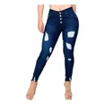 thumbnail image 1 of Pantalon De Mezclilla De Dama Corte Colombiano Itzi Jeans 01, 1 of 5