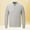 #White, variant on DPTALR George Men's Solid Color,Long Sleeve,Zipper,Stand up Collar,Slim Knit Sweater,Black Big and Tall Men M