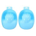 thumbnail image 1 of SHISUYAN Blue Nail Soak Bowls for Manicure Use Made of Durable Plastic 2 Pieces Fit One Hand at a Time, 1 of 9